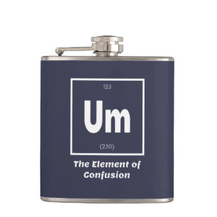 Um-element van de schimmel van de Verwardheid Heupfles