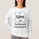 Um! Het element van de hoes met lange omhulling T-shirt (Voorkant)