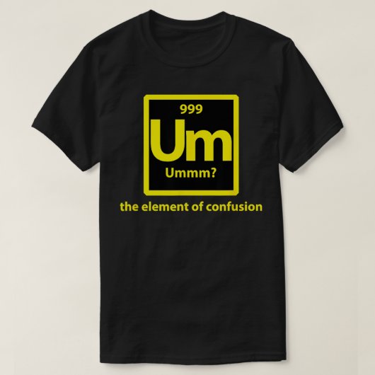 Um Periodiek Tafel Um T-shirt (Design voorkant)