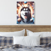 Um PET no espaço Canvas Afdruk (Insitu (Slaapkamer))