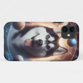 Um PET no espaço Case-Mate iPhone Case (Achterkant (horizontaal))