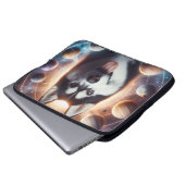 Um PET no espaço Laptop Sleeve (Voorkant onderkant)