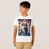 Um PET no espaço T-shirt (Voorkant volledig)