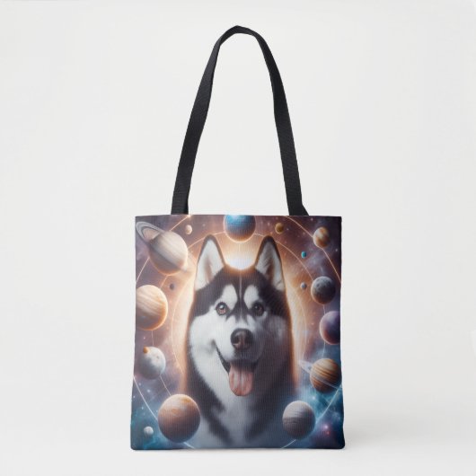 Um PET no espaço Tote Bag (Voorkant)
