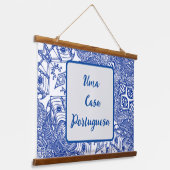 Uma casa Portuguesa Hangend Wandkleed (Gebogen)
