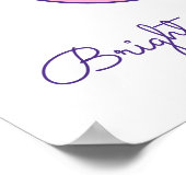 Uma initiaal doodle art name betekent poster (Hoek)