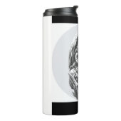 Uma linda garrafa térmica personalizada  thermosbeker (Gedraaid links)