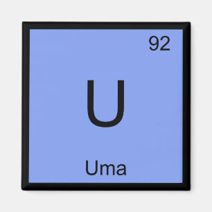 Uma Naam Chemie Element Periodiek Systeem Magneet