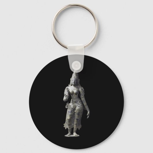Uma Parvati Echtgenote van de Hindoe-god Shiva Sleutelhanger (Voorkant)