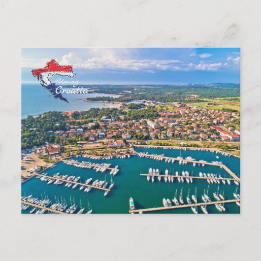 Umag, Kroatië | Istrië | Adriatisch Zee Briefkaart (Voorkant)