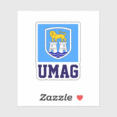 Umag, Kroatië Sticker (Vel)