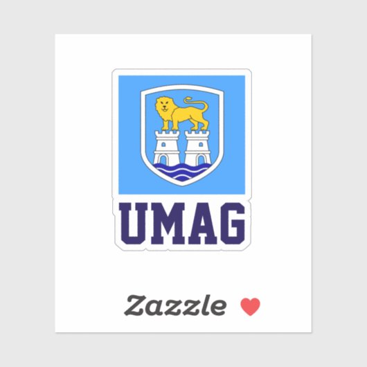 Umag, Kroatië Sticker (Vel)