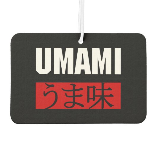 UMAMI う ま 味 AIR FRESHENER LUCHTVERFRISSER (Achterkant)