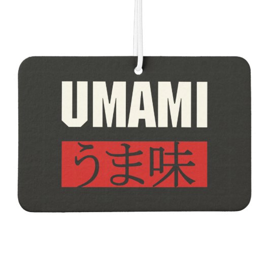 UMAMI う ま 味 AIR FRESHENER LUCHTVERFRISSER (Voorkant)
