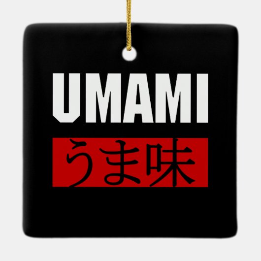 UMAMI う ま 味 KERAMISCH ORNAMENT (Achterkant)