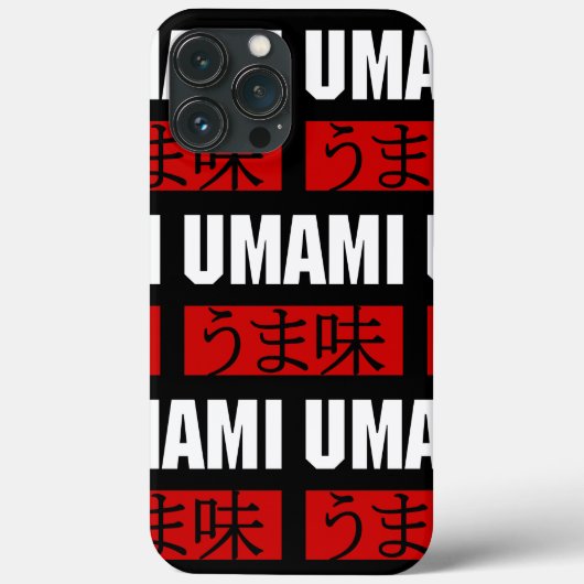 UMAMI う 味 Hoesje-Mate iPhone CASE (Achterkant)