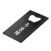 UMAMI う 味 Japanse Kanji Nihongo Language Creditkaart Flessenopener (Achterkant Gekanteld)