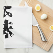 UMAMI う 味 Japanse Kanji Nihongo Language Theedoek (Quarter Fold)