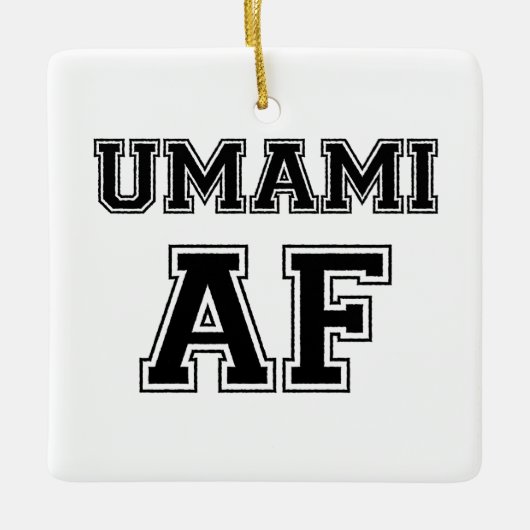 UMAMI AF KERAMISCH ORNAMENT (Voorkant)