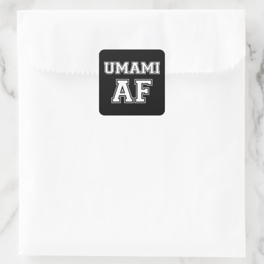 UMAMI AF VIERKANTE STICKER (Tas)