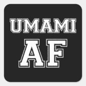 UMAMI AF VIERKANTE STICKER (Voorkant)
