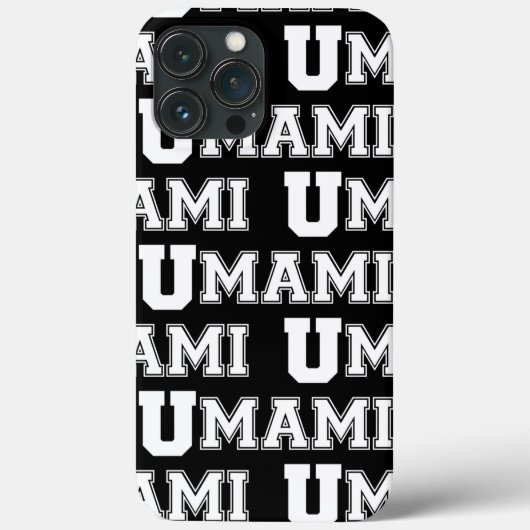 UMAMI COLLEGE Hoesje-Mate iPhone CASE (Achterkant)