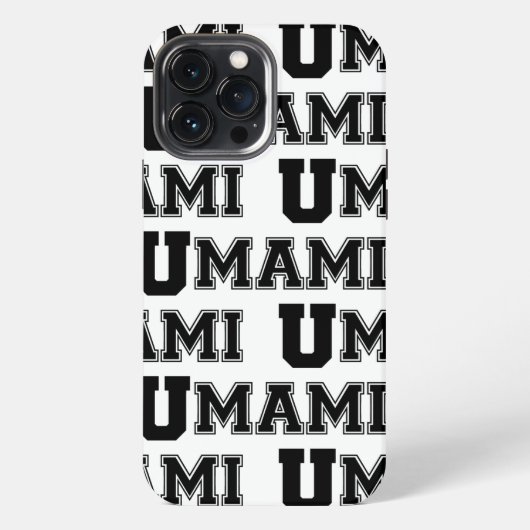 UMAMI COLLEGE iPhone HOESJE (Achterkant)