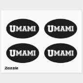 UMAMI COLLEGE OVAL STICKER (Vel)