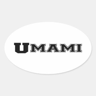 UMAMI COLLEGE OVALE STICKER