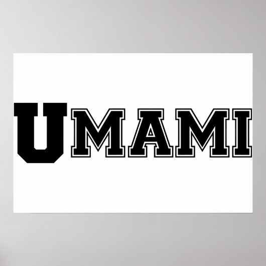 UMAMI COLLEGE POSTER (Voorkant)