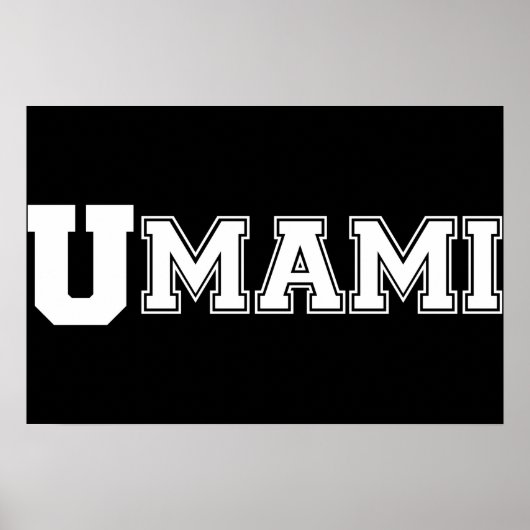 UMAMI COLLEGE POSTER (Voorkant)