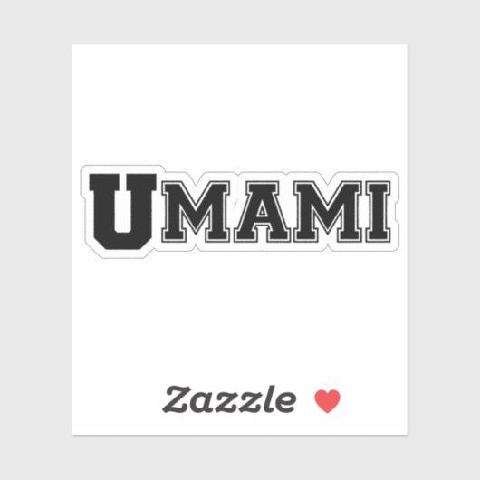 UMAMI COLLEGE STICKER (Vel)