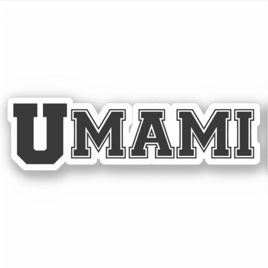 UMAMI COLLEGE STICKER (Voorkant)