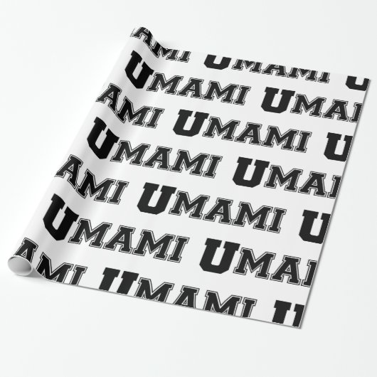 UMAMI COLLEGE WRAPPINGSPAPIER CADEAUPAPIER (Uitgerold)