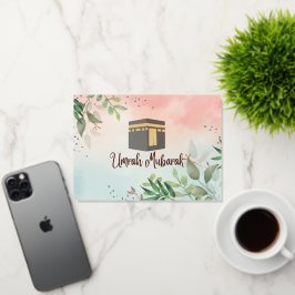 Umarh Mubarak Folie Wenskaart