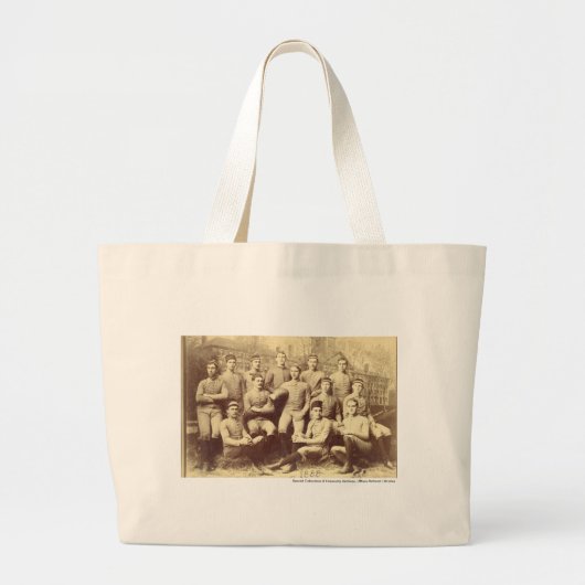 UMass-Football 1888 Grote Tote Bag (Voorkant)