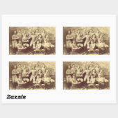 UMass Football 1888 Rechthoekige Sticker (Vel)