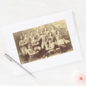 UMass Football 1888 Rechthoekige Sticker (Envelop)