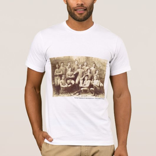 UMass-Football 1888 T-shirt (Voorkant)