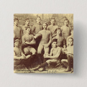 UMass-Football 1888 Vierkante Button 5,1 Cm