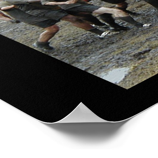 UMass Lowell Mannen Rugby Poster (Hoek)