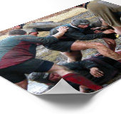 Umass Lowell Rugby Ruck Poster (Hoek)
