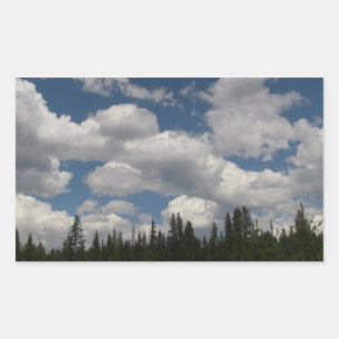 Umatilla Oregon Landschap Skyscape Waterscape Rechthoekige Sticker
