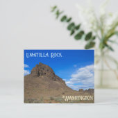 Umatilla Rock Dry Falls Washington Briefkaart (Staand voorkant)