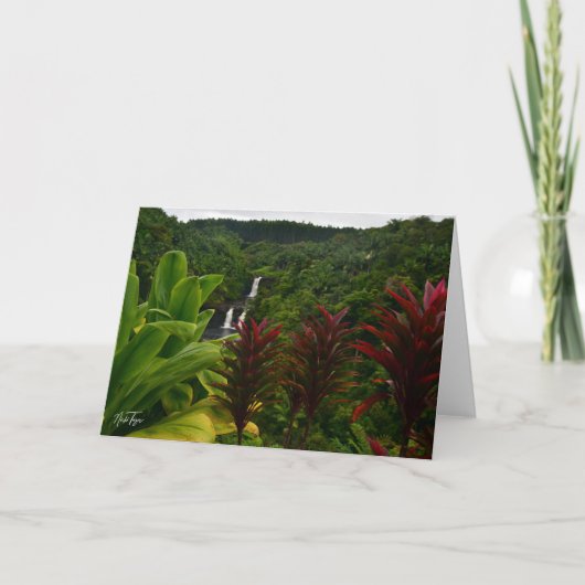 Umauma Herfsten, Hawaii kaart (Voorkant)