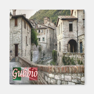 UMB022 GUBBIO, District San Martino, Umbrië, Fridg Magneet