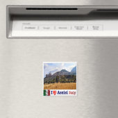 UMB033 ASSISI, I Love, Umbria, Italy, Fridge Magneet (Insitu (Vaatwasser))