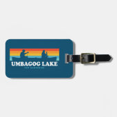 Umbagog Lake New Hampshire Cano Bagagelabel (Voorkant horizontaal)
