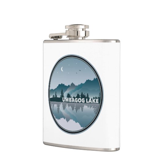 Umbagog Lake New Hampshire Reflectie Heupfles (Links)