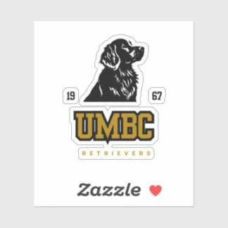 UMBC Retrievers - Bold College Baseball Spirit Sticker